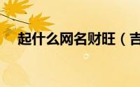 起什么网名财旺（吉利旺财的微信名字）