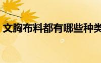 文胸布料都有哪些种类（文胸辅料包括哪些）