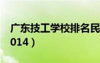 广东技工学校排名民办（广东技工学校排名2014）