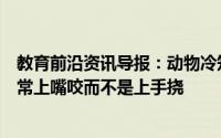 教育前沿资讯导报：动物冷知识科普：狗狗打架时为什么经常上嘴咬而不是上手挠