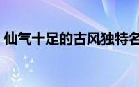 仙气十足的古风独特名（比较仙的古风名字）