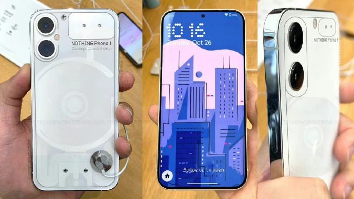 NothingPhone真机曝光：三星S22和iPhoneX合体了