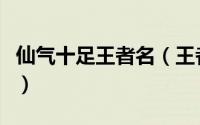 仙气十足王者名（王者荣耀昵称女生仙气可爱）