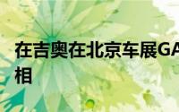在吉奥在北京车展GA1027次皮卡车的概念亮相