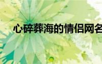 心碎葬海的情侣网名（超丧的情侣网名）
