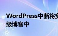 WordPress中断将多肉植物的图像淹没在高级博客中