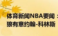 体育新闻NBA要闻：独行侠热火马刺和森林狼有意约翰-科林斯