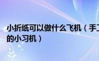 小折纸可以做什么飞机（手工怡：教你70后儿时折纸：会飞的小习机）