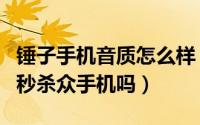 锤子手机音质怎么样（锤子手机音质测评真的秒杀众手机吗）