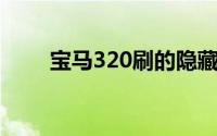宝马320刷的隐藏功能列表是什么？