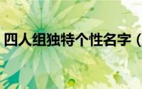 四人组独特个性名字（四人团队名称有哪些）