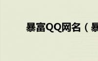 暴富QQ网名（暴富QQ唯美网名）