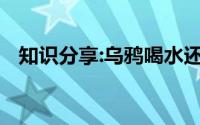 知识分享:乌鸦喝水还有什么办法能喝到水