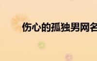 伤心的孤独男网名（男生伤感网名）