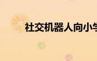 社交机器人向小学生教授网络安全