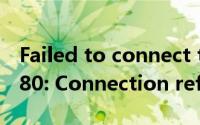 Failed to connect to zw.78tp.com port 80: Connection refused