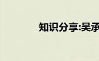 知识分享:吴承恩的资料简介