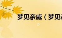 梦见亲戚（梦见亲戚是什么意思）