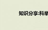知识分享:科举考试四个等级