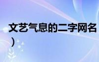 文艺气息的二字网名（简单好听又文艺的网名）