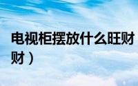 电视柜摆放什么旺财（在电视柜上摆放什么旺财）