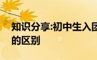 知识分享:初中生入团有什么用入团和不入团的区别