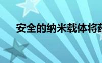 安全的纳米载体将药物直接递送至细胞