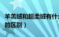 羊羔绒和超柔绒有什么区别（羊羔绒和超柔绒的区别）
