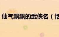 仙气飘飘的武侠名（恬静仙气飘飘的武侠名）