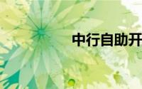 中行自助开通理财业务
