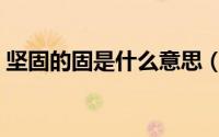 坚固的固是什么意思（坚固的固意思是什么）