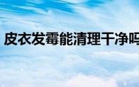 皮衣发霉能清理干净吗（皮衣发霉能水洗吗）