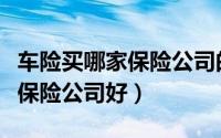 车险买哪家保险公司的比较划算（车险买哪家保险公司好）