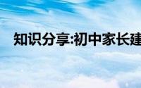 知识分享:初中家长建议怎么写最简单有用
