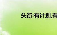 头衔:有计划,有行动,再去理财