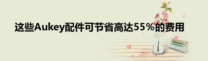 这些Aukey配件可节省高达55％的费用