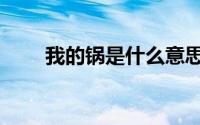 我的锅是什么意思（我的锅的意思）