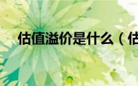 估值溢价是什么（估值溢价是什么意思）
