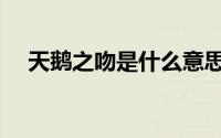 天鹅之吻是什么意思（天鹅之吻的意思）
