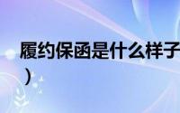 履约保函是什么样子（履约保函是什么意思?）