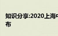 知识分享:2020上海中考各高中录取分数线公布