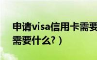 申请visa信用卡需要什么（申请Visa信用卡需要什么?）
