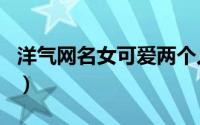 洋气网名女可爱两个人拍照（时尚洋气的网名）