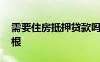 需要住房抵押贷款吗Fannie表示忘记支付存根