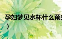 孕妇梦见水杯什么预兆（孕妇梦见水杯的含义）