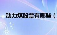 动力煤股票有哪些（动力煤股票有哪些?）