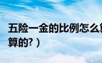 五险一金的比例怎么算（五险一金的比例怎么算的?）