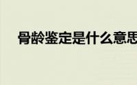 骨龄鉴定是什么意思（骨龄鉴定申请书）