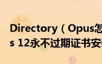 Directory（Opus怎么破解 Directory Opus 12永不过期证书安装教程）