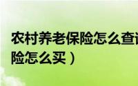 农村养老保险怎么查询缴费明细（农村养老保险怎么买）